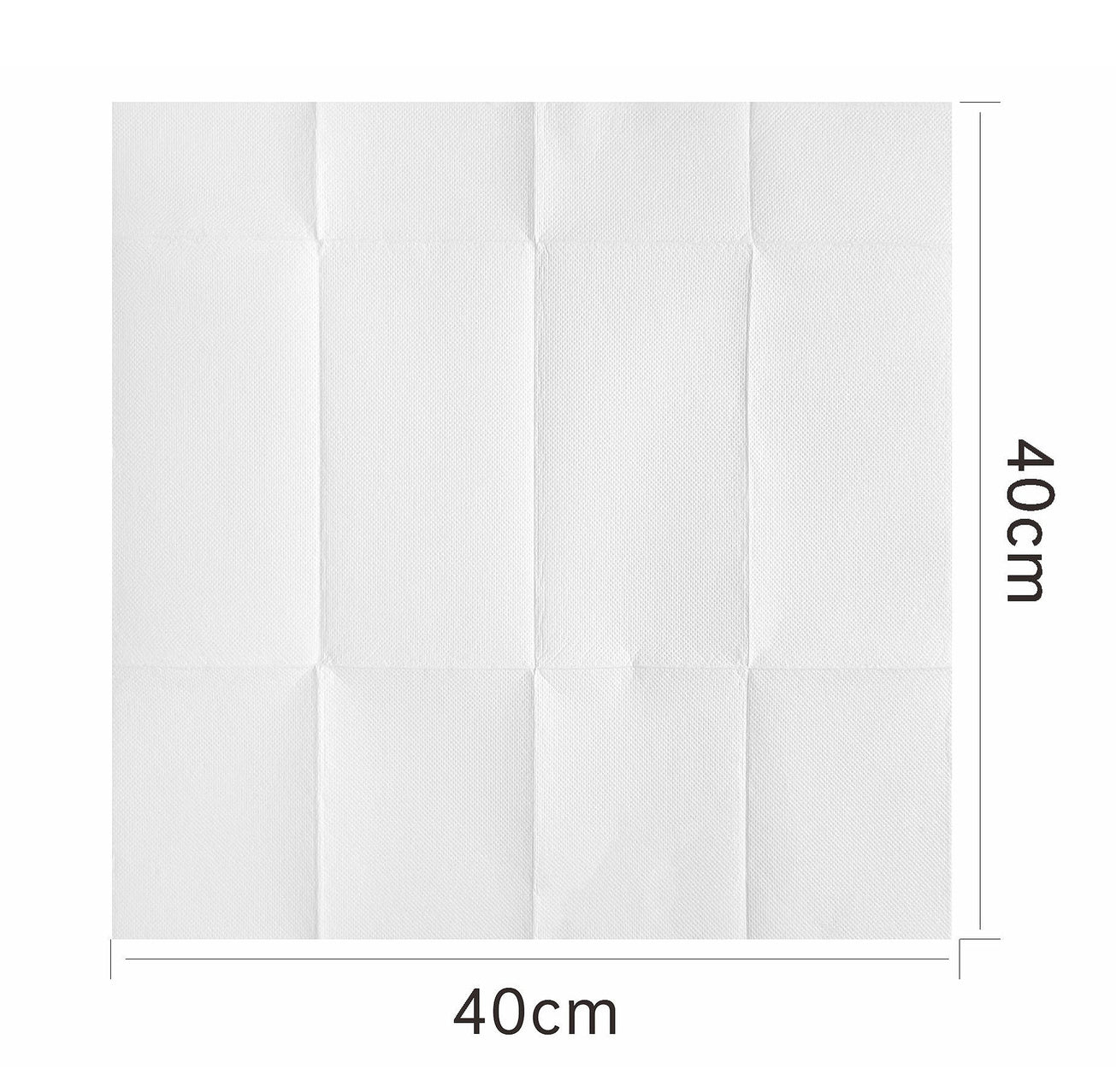 white paper napkins for dinner